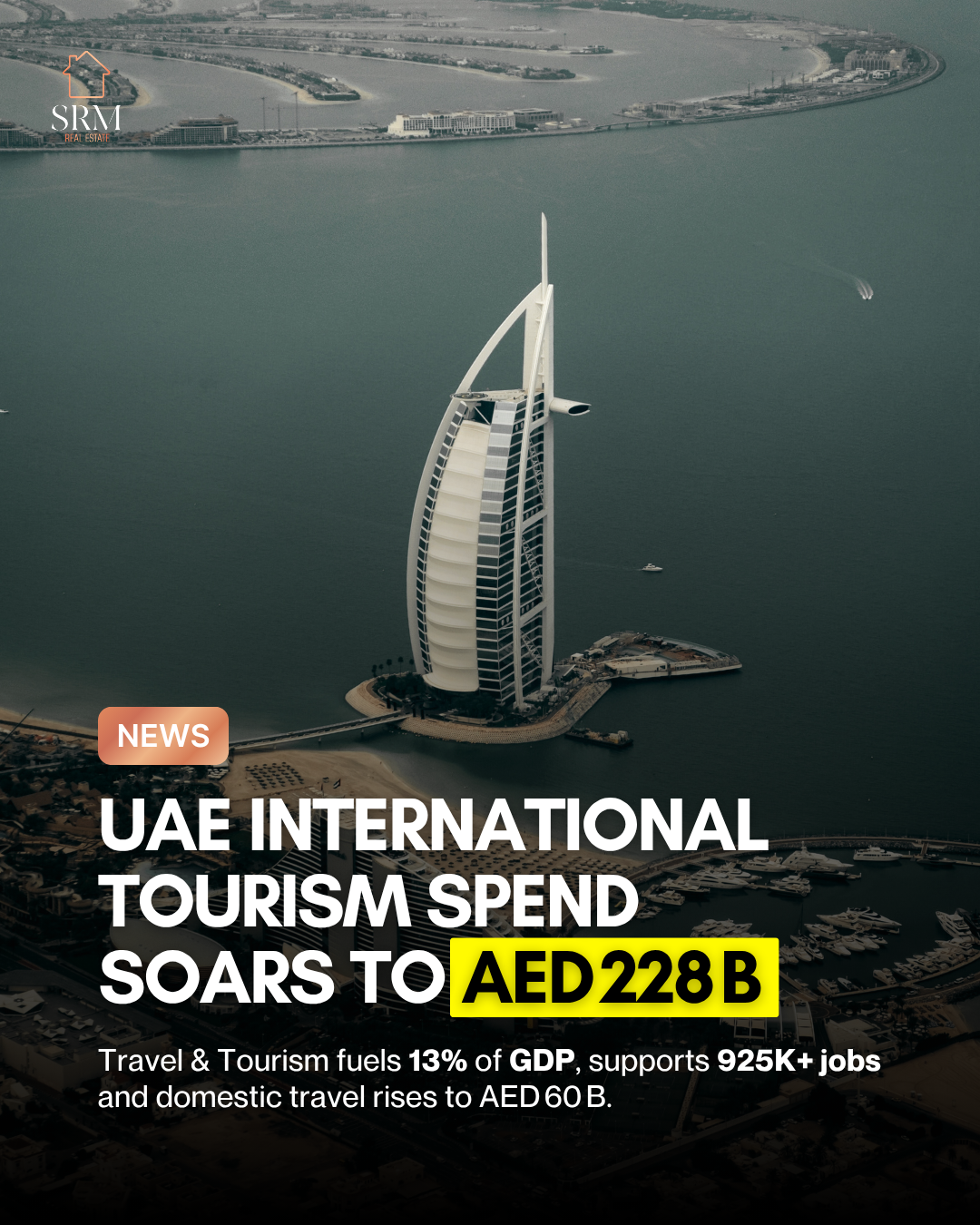 UAE International Tourism Spend Soars to AED 228 B